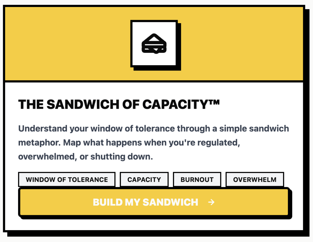 Interactive tool for understanding emotional capacity